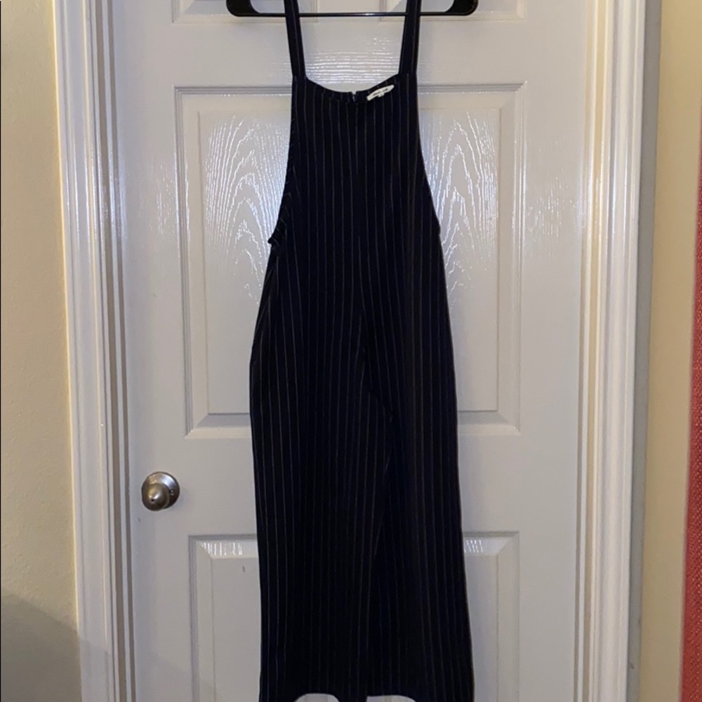 Navy Stripped Jumpsuit